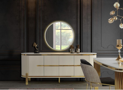 Luxus Sideboard Kommode Holz Anrichte Schrank Esszimmer Modern Weiß